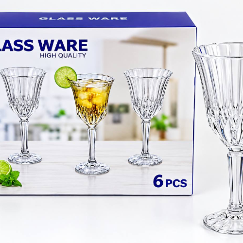 Smp Jy8051 6pcs glass cup