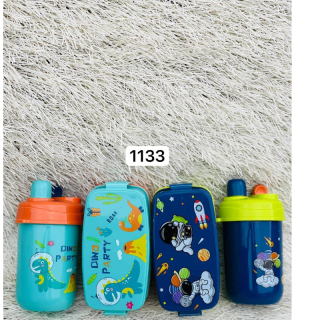 whale 1133 plate and bottle