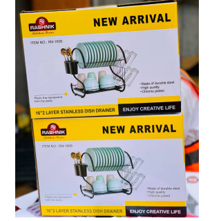 rn 1609 16 inches 2layer dish rack