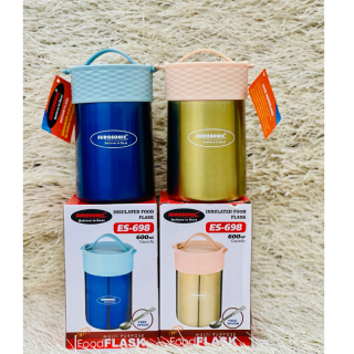 es 698 600ml color body food flask