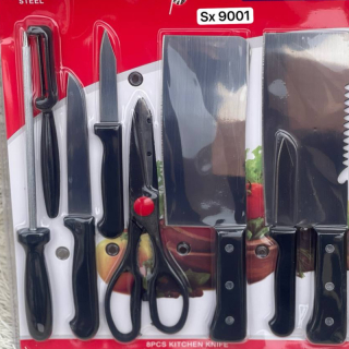 amaze  8pc transparent knife set sx 9001