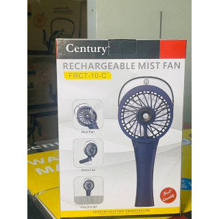 century hand rechargeable mist fan frct 10c