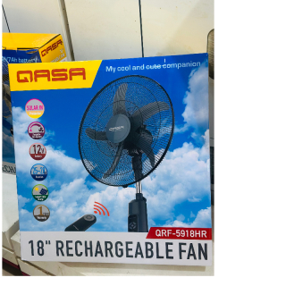 qasa rechargeable fan 18inches qrf 5918hr