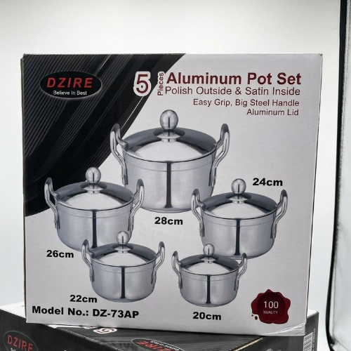 Es Dz 73AP 5pcs aluminium pot 20-28cm