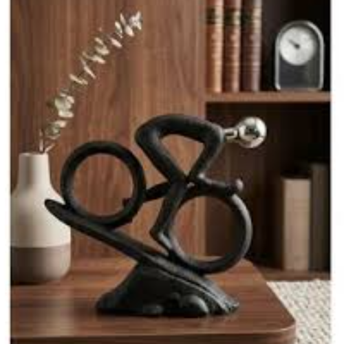 Cyclist figurine