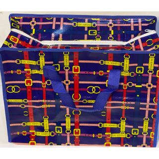 Fashion wo shopping bag with zip