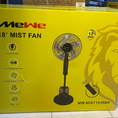 Mewe MIST1838BK mist fan
