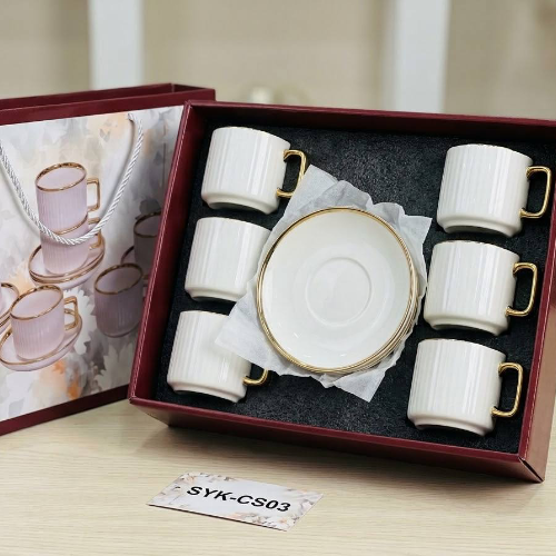 Smp syk-cs04/cs03 12pcs cups and saucers