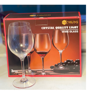 SMP Muxi 3pcs wine glass 410ml X409-3