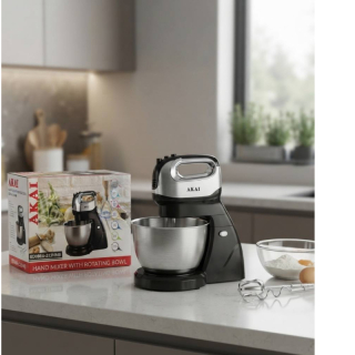 MC BD086A-212HMB akai hand mixer with rotating bowl