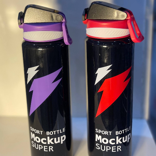 Sport bottle mockup super