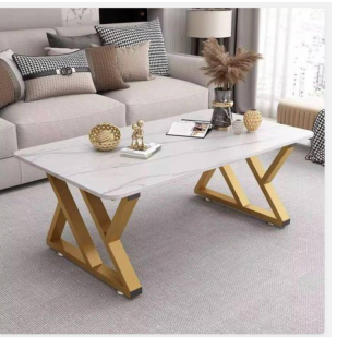 Center Table Rectangle Gold stand YM 124
